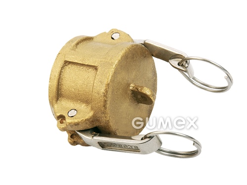 KAMLOK Endkappe DN15 für Nippel DN15, 10bar, Dichtung NBR, -30°C/+90°C, Messing, 